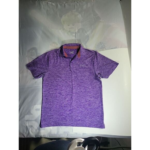 Under Armour Other - Under Armour Playoff Polo Shirt Adult M Heather Purple Golfing Performance Mens